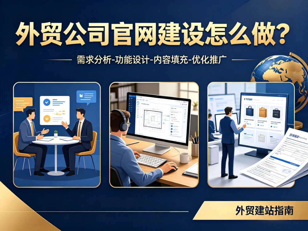 外贸公司官网建设